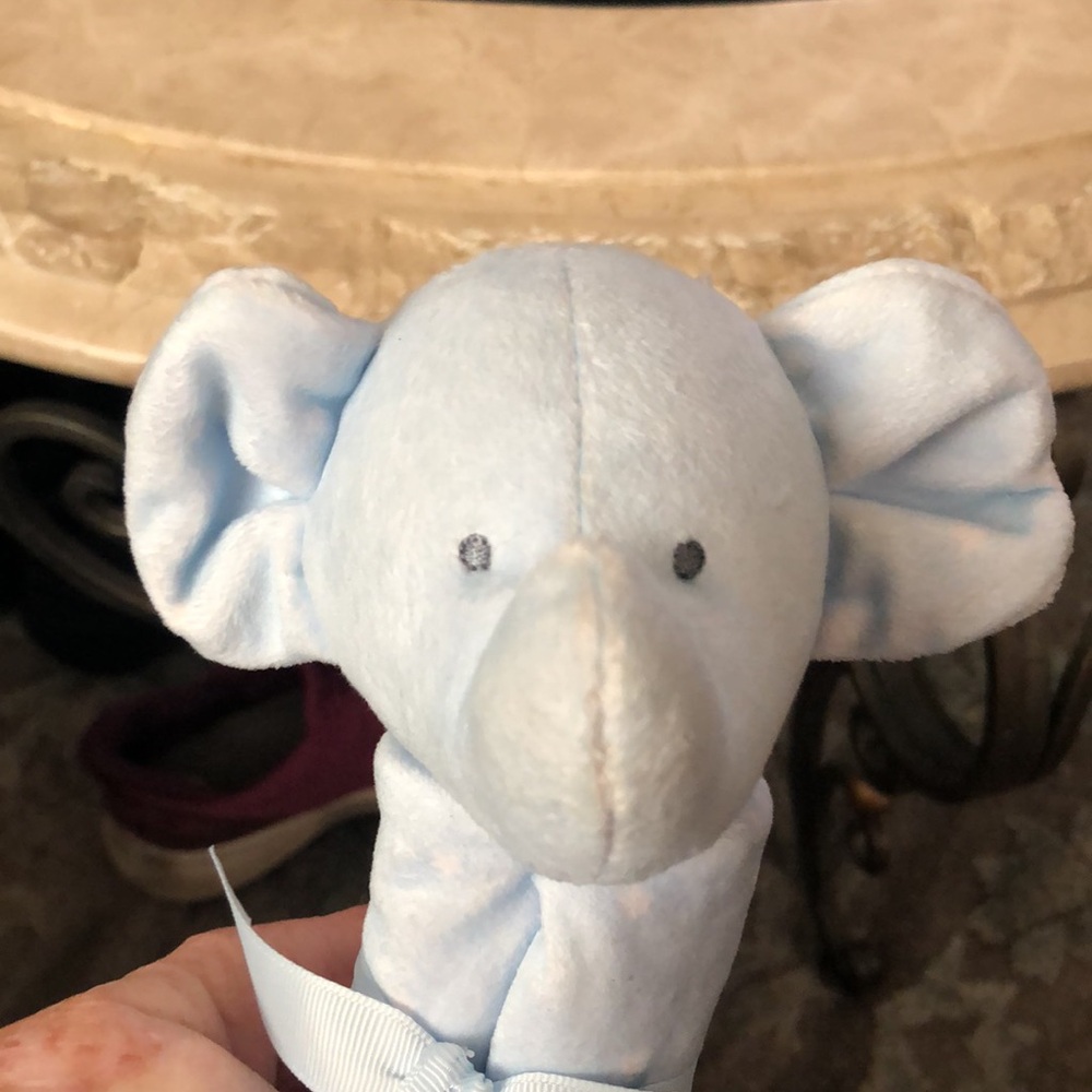 Blue Elephant Rattle Toy - Picture 6 of 6